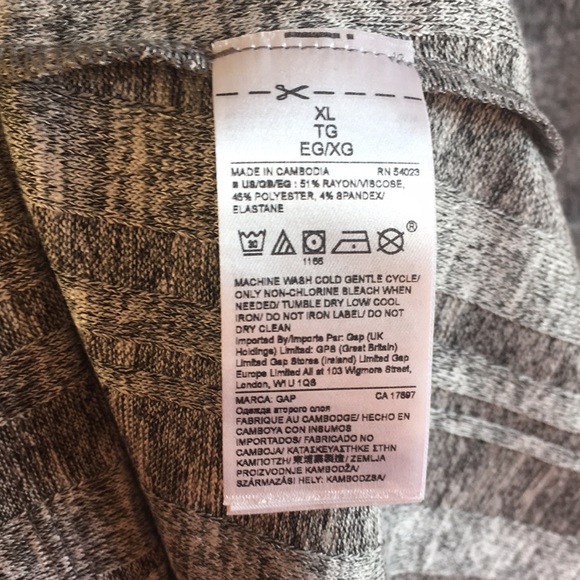 Gap NWOT Ribbed Softspun Dress XL - Picture 6 of 6